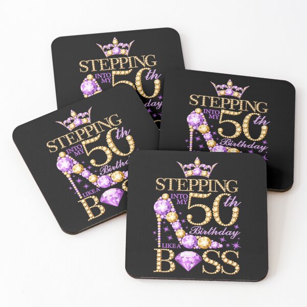 Item preview, 50th Birthday. Stepping into my 50th Birthday lady’s  designed and sold by iclipart.