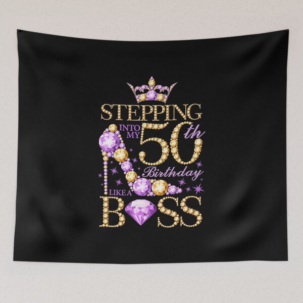 Item preview, 50th Birthday. Stepping into my 50th Birthday lady’s  designed and sold by iclipart.