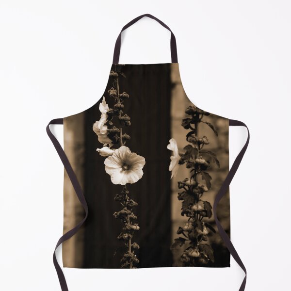 Item preview, Closeup of a Hollyhock in sepia designed and sold by FotoMahieu.