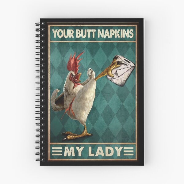 Item preview, Chicken Your Butt Napkins My Lady - Chicken Toilet Paper Decor - Chicken Toilet Decor designed and sold by HerBertTeee.