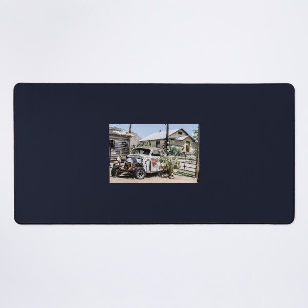 Item preview, Rusty old car beside a cactus designed and sold by HuuHieu.