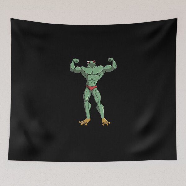 Item preview, Muscle Frog is Getting those Gains designed and sold by CentralVicSEED.