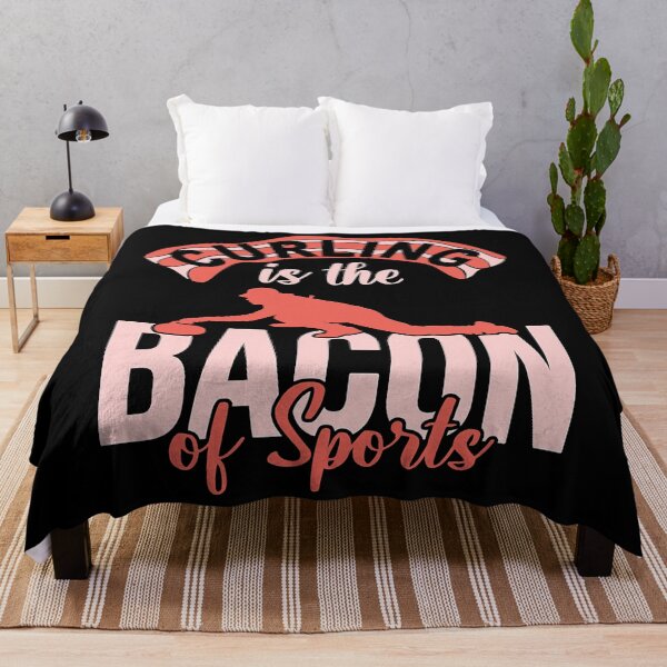 Item preview, Curling Is The Bacon Of Sports Funny Curling Player designed and sold by levintere.