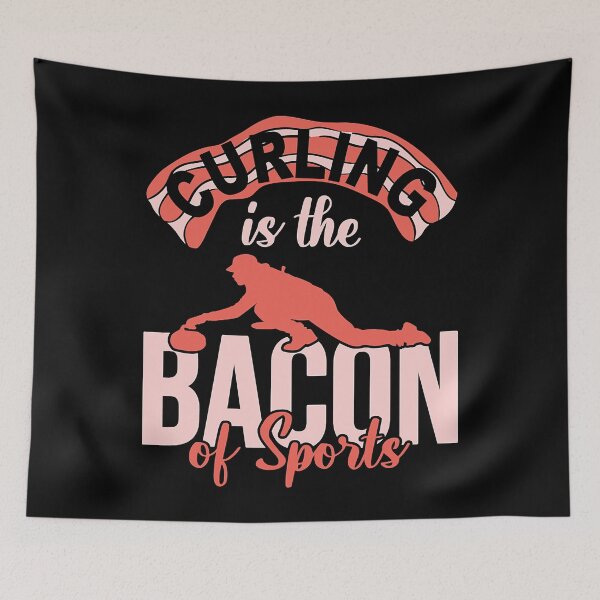 Item preview, Curling Is The Bacon Of Sports Funny Curling Player designed and sold by levintere.