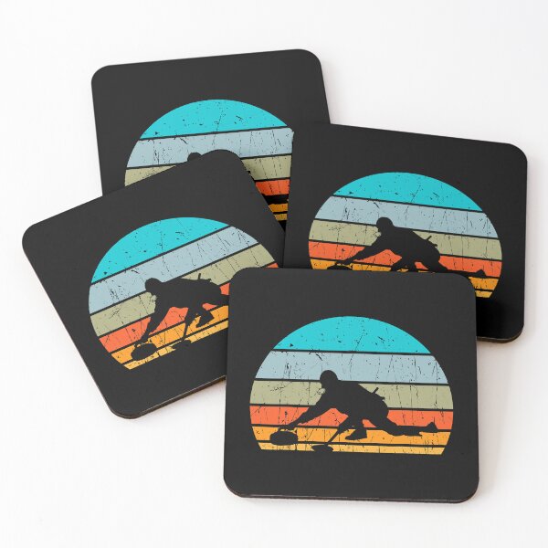 Item preview, Curling retro vintage - Curling lovers designed and sold by levintere.