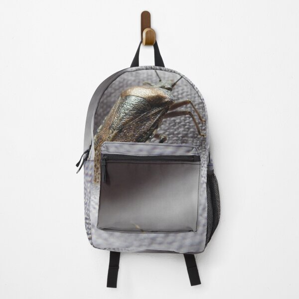 Item preview, Grey garden bug in the house on a grey gently curved fabric | feature bug designed and sold by sopfanna.