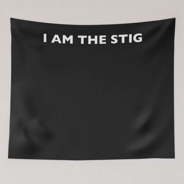 Item preview, I am the stig   english white writing essential t shirt designed and sold by JeanetteAgnes01.