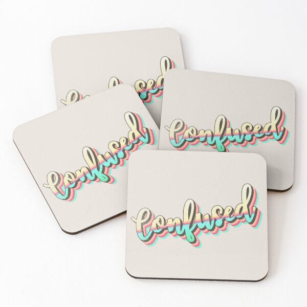 Item preview, Distressed Retro CONFUSED slogan designed and sold by TrulyEpoque.