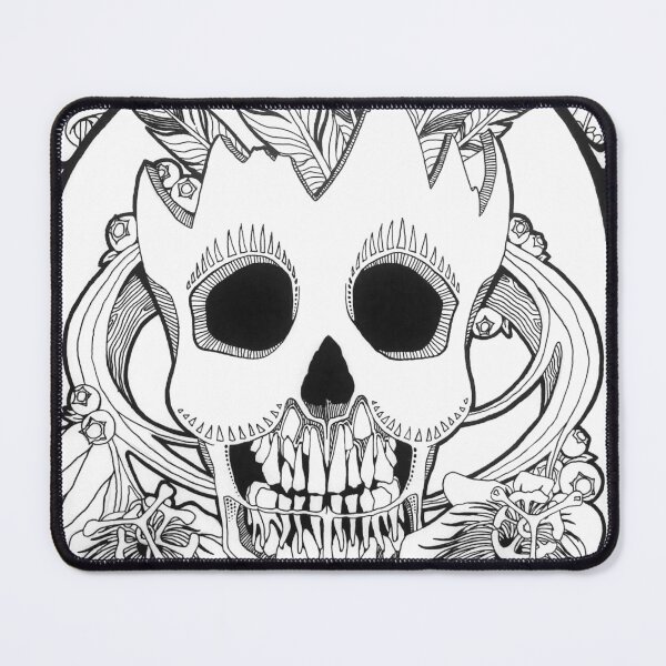 Item preview, Skulls and flowers designed and sold by KublaFineArts.