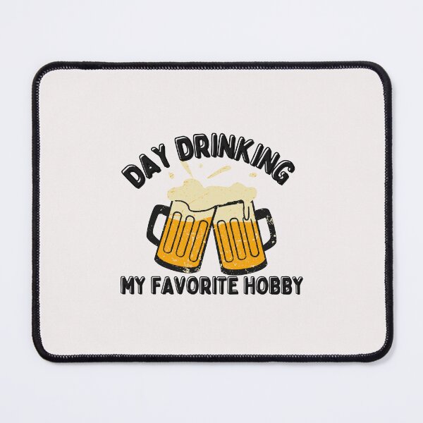 Item preview, Retro Drinking My Favorite Hobby Art Designs designed and sold by Manilyn0907.