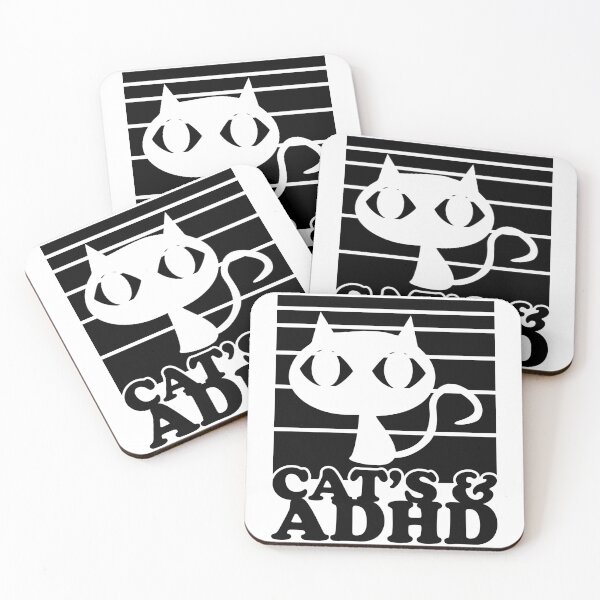 Item preview, Cats and ADHD, ADHD and Cats designed and sold by BlushingCreatives.