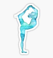 Lord of the dance yoga pose Sticker