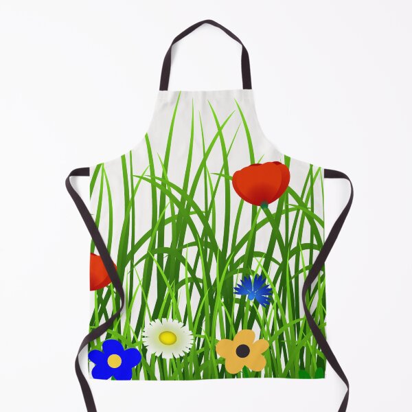 Item preview, Flowers growing on the grass designed and sold by Floralsharry.
