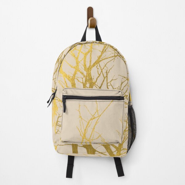 Item preview, Gold Tree Branches Pattern Beige Background designed and sold by idovedesign.