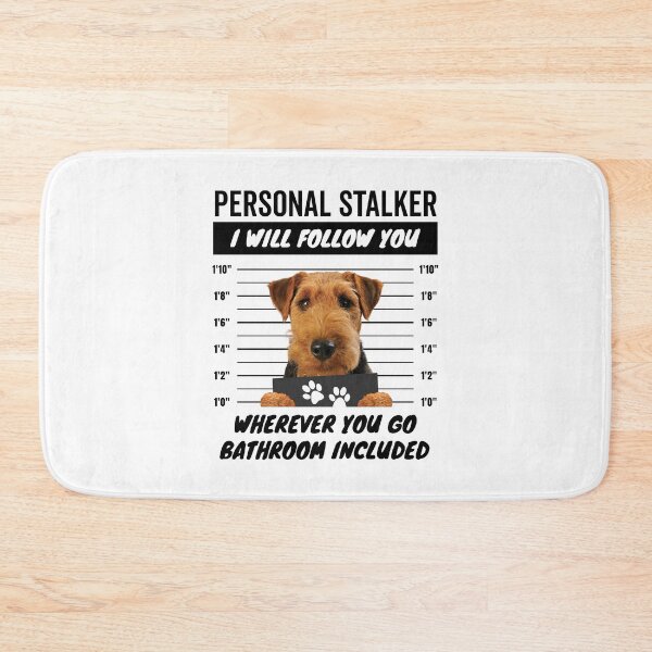 Item preview, Personal Stalker Dog – Welsh Terrier designed and sold by More Cute Dogs.