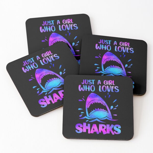 Item preview, Just A Girl Who Loves Sharks - White Shark Lover designed and sold by caintati.