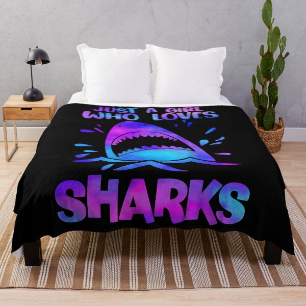 Item preview, Just A Girl Who Loves Sharks - White Shark Lover designed and sold by caintati.