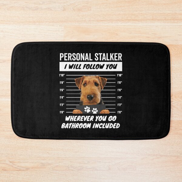 Item preview, Personal Stalker Dog – Welsh Terrier designed and sold by More Cute Dogs.