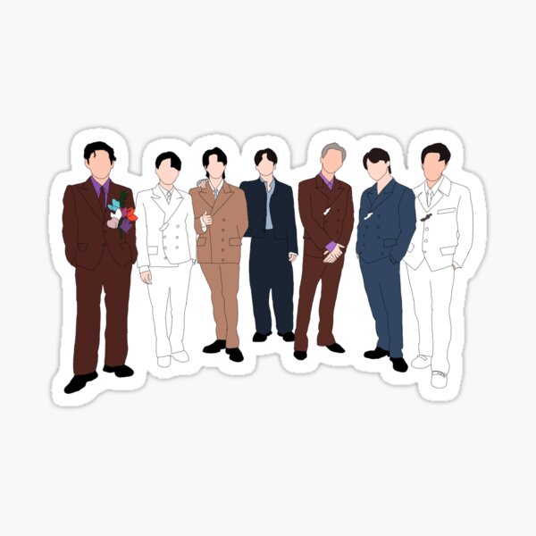 BTS 2021 Grammy's Sticker for Sale by raewerk