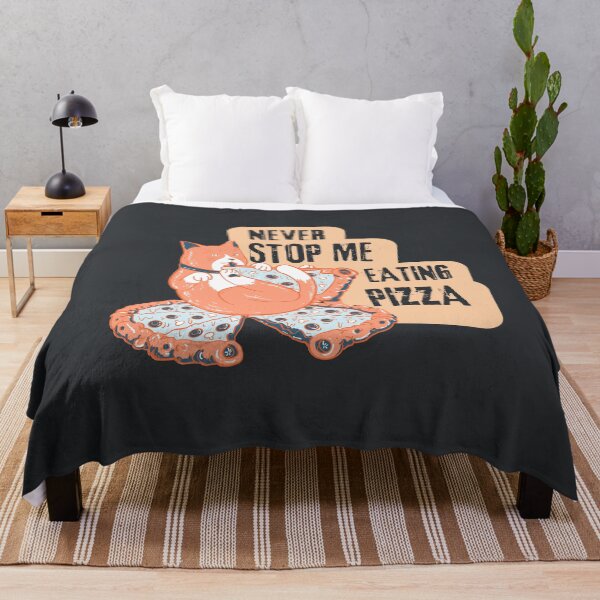 Item preview, Never Stop Me Eating Pizza designed and sold by designerpriti.