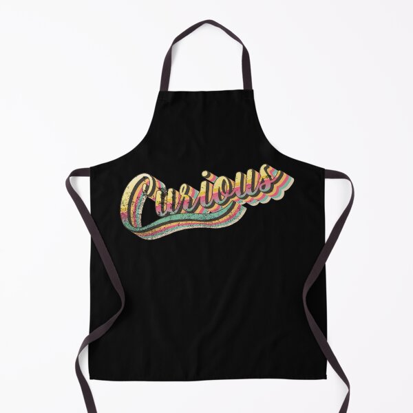 Item preview, Distressed Retro CURIOUS slogan designed and sold by TrulyEpoque.