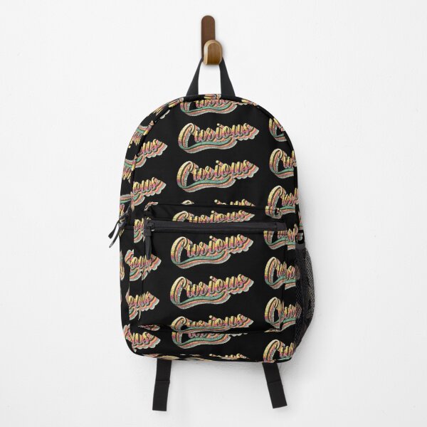 Item preview, Distressed Retro CURIOUS slogan designed and sold by TrulyEpoque.