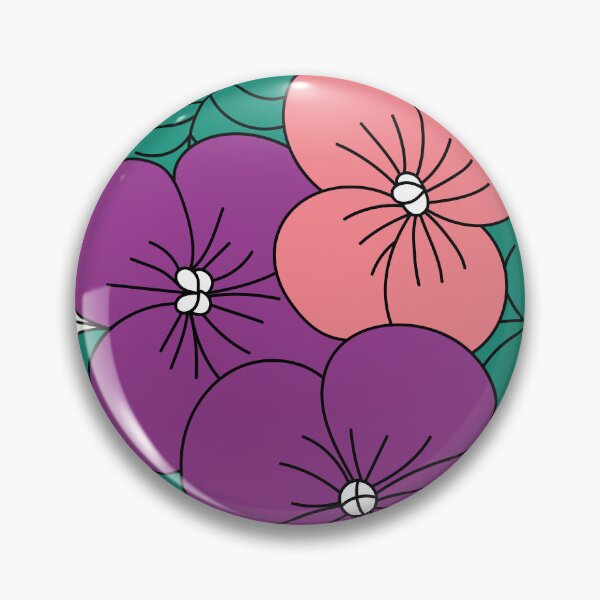 Aperçu de l'œuvre fleur Ajisai rose et violet créée et vendue par Floralsharry.