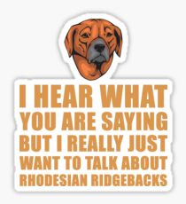 Funny Rhodesian Ridgeback Gift Idea - Dog Lover Gift For Mom Or Dad Sticker