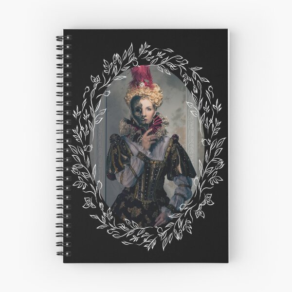 Item preview, Dark Masquerade Queen in a White Leaf Frame  designed and sold by CreativNode.