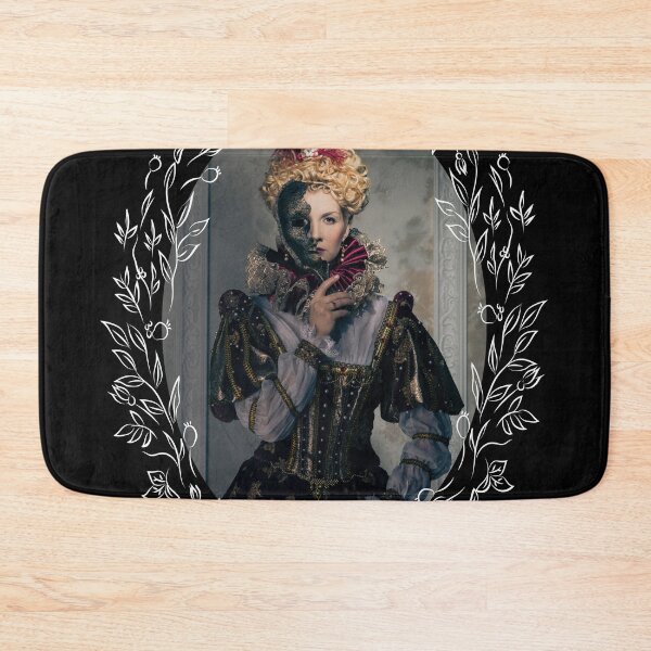 Item preview, Dark Masquerade Queen in a White Leaf Frame  designed and sold by CreativNode.