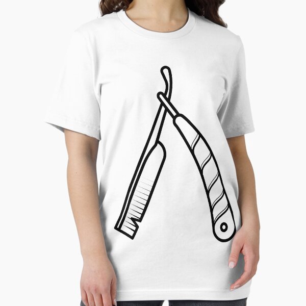 Item preview, Black Straight Razor Blade Design designed and sold by AppRise.