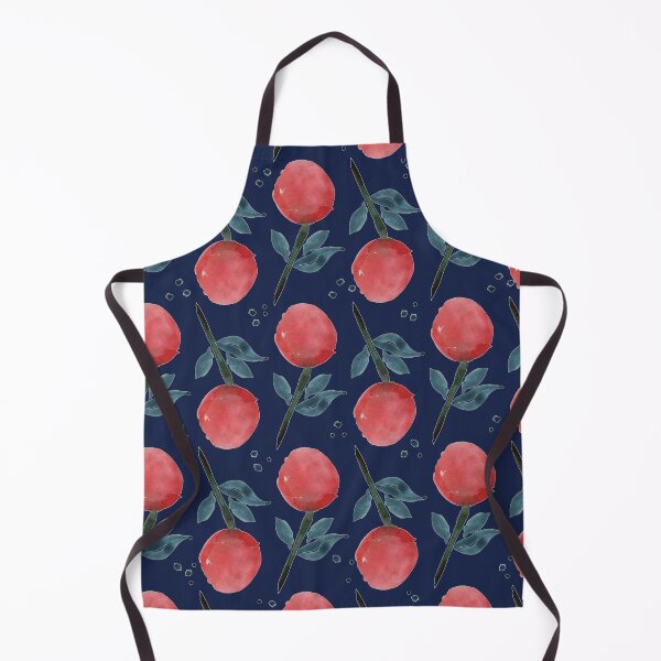 Item preview, Watercolour stylised blooms in navy designed and sold by FrancesPoff.