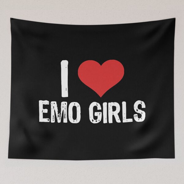 Item preview, I Love Emo Girls designed and sold by The "I Love Everything" Shop.