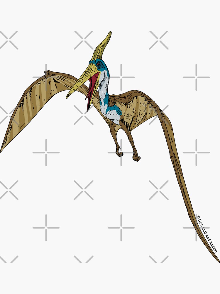 Pteranodon / Pterodactyl Jurassic Dinosaur  Sticker for Sale by  aquariumaster