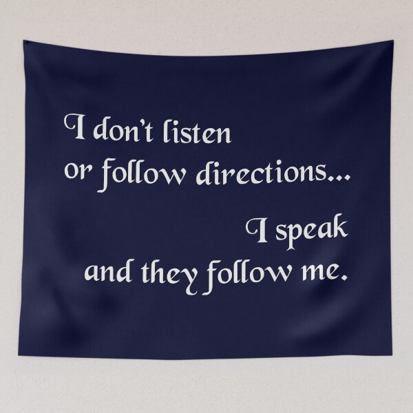 Item preview, No escucho ni sigo indicaciones, hablo y me siguen designed and sold by Koala Designs.