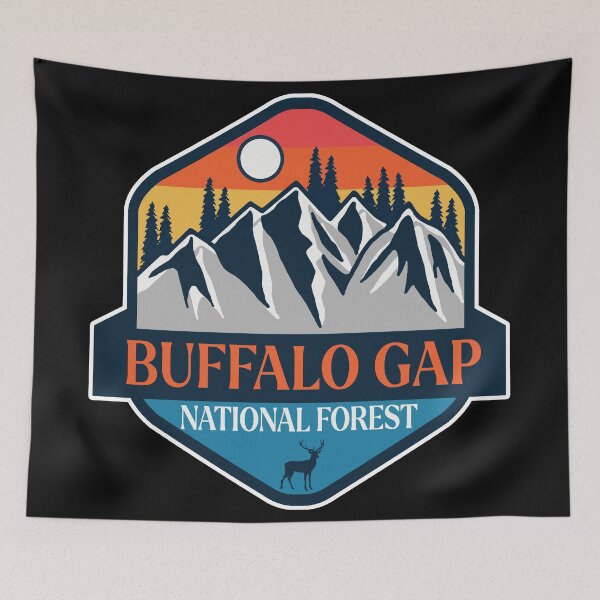 Item preview, Buffalo Gap National Forest-Vintage designed and sold by Nature-mark.