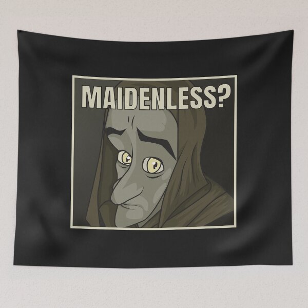 Item preview, Maidenless Sticker designed and sold by AnitaJGreenspan.