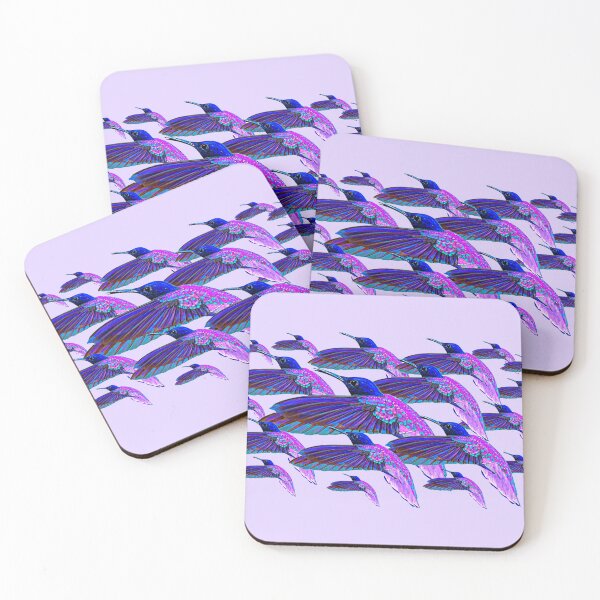 Item preview, VIBRANT LILAC HUMMINGBIRDS designed and sold by THE AMERICAN TEEVANGELIST.