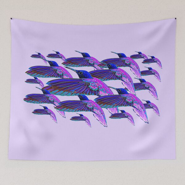 Item preview, VIBRANT LILAC HUMMINGBIRDS designed and sold by THE AMERICAN TEEVANGELIST.