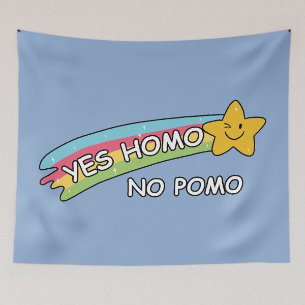 Item preview, Yes homo, no pomo designed and sold by ValentinaHramov.