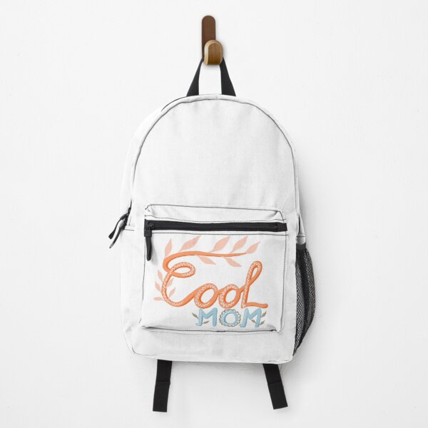 Artikelvorschau, Coole Mama Hand Schriftzug Laub Pastell Orange Blau entworfen und verkauft von OneLook.