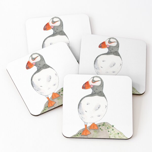 Item preview, Cute bird standing on stone designed and sold by Wunschkritzel.