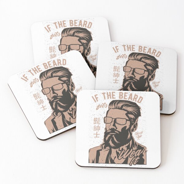 Item preview, If The Beard Fits Wear It designed and sold by Tia-Ako.