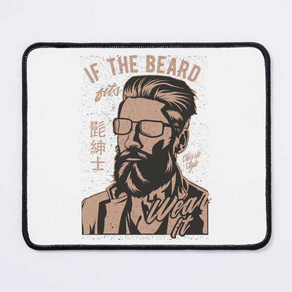 Item preview, If The Beard Fits Wear It designed and sold by Tia-Ako.
