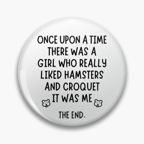 Item preview, A girl who really liked croquet and hamsters. designed and sold by TheGreenGoat.