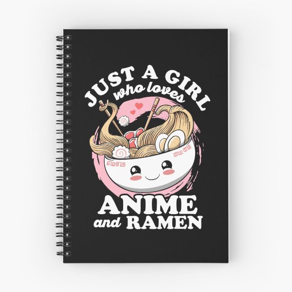 Item preview, Just a Girl Who loves Anime and Ramen kawaii Otaku Lifestyle designed and sold by Lambo-Designs.