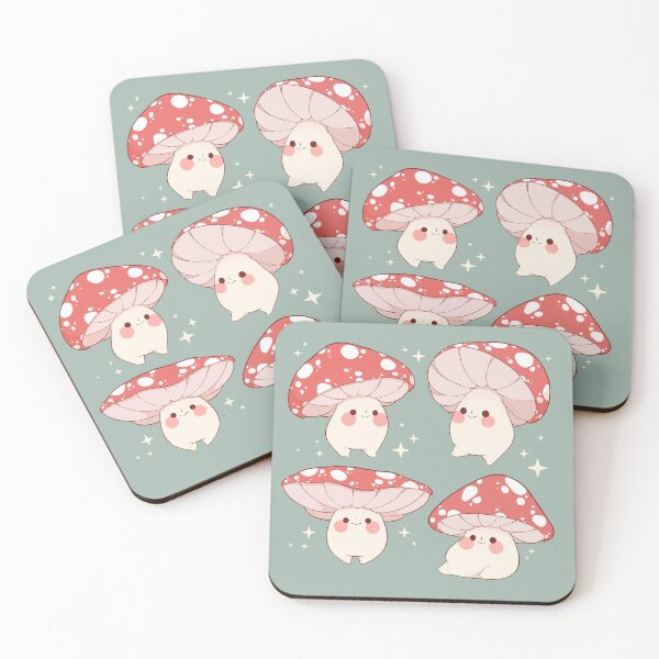 Item preview, Cute mushroom friends designed and sold by Rihnlin.
