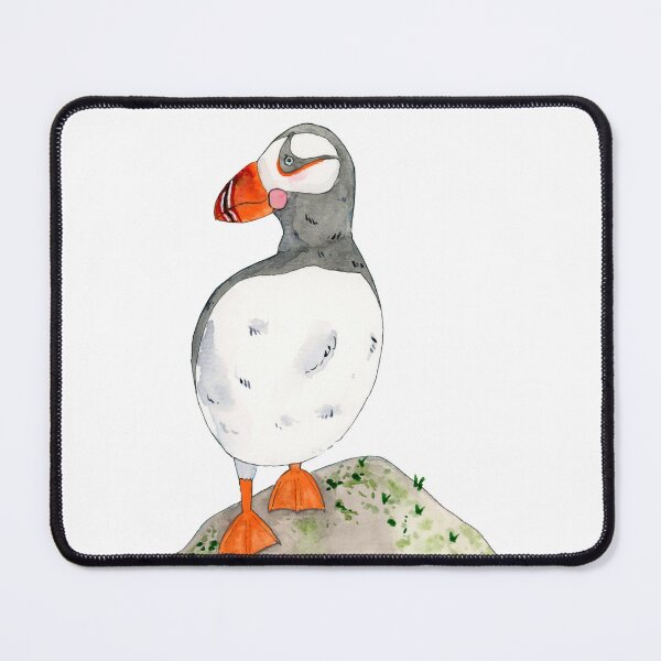 Item preview, Cute bird standing on stone designed and sold by Wunschkritzel.