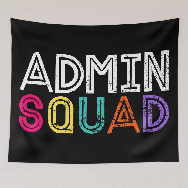 Item preview, Funny Office Admin Squad Team Vintage style Back to School designed and sold by PilaStudio.