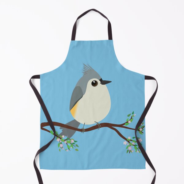 Item preview, Cute egg shaped tufted titmouse designed and sold by Bwiselizzy.